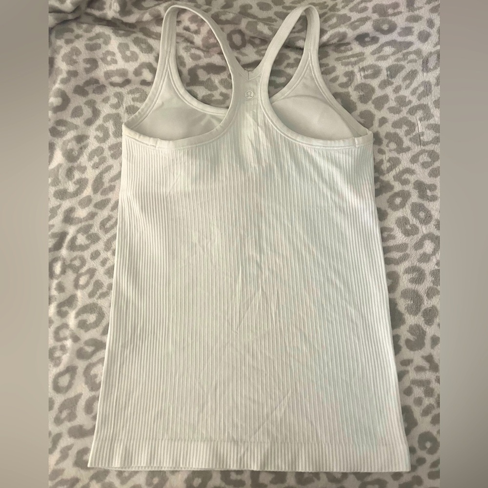 Never worn Lululemon white tank top - Picture 2 of 2